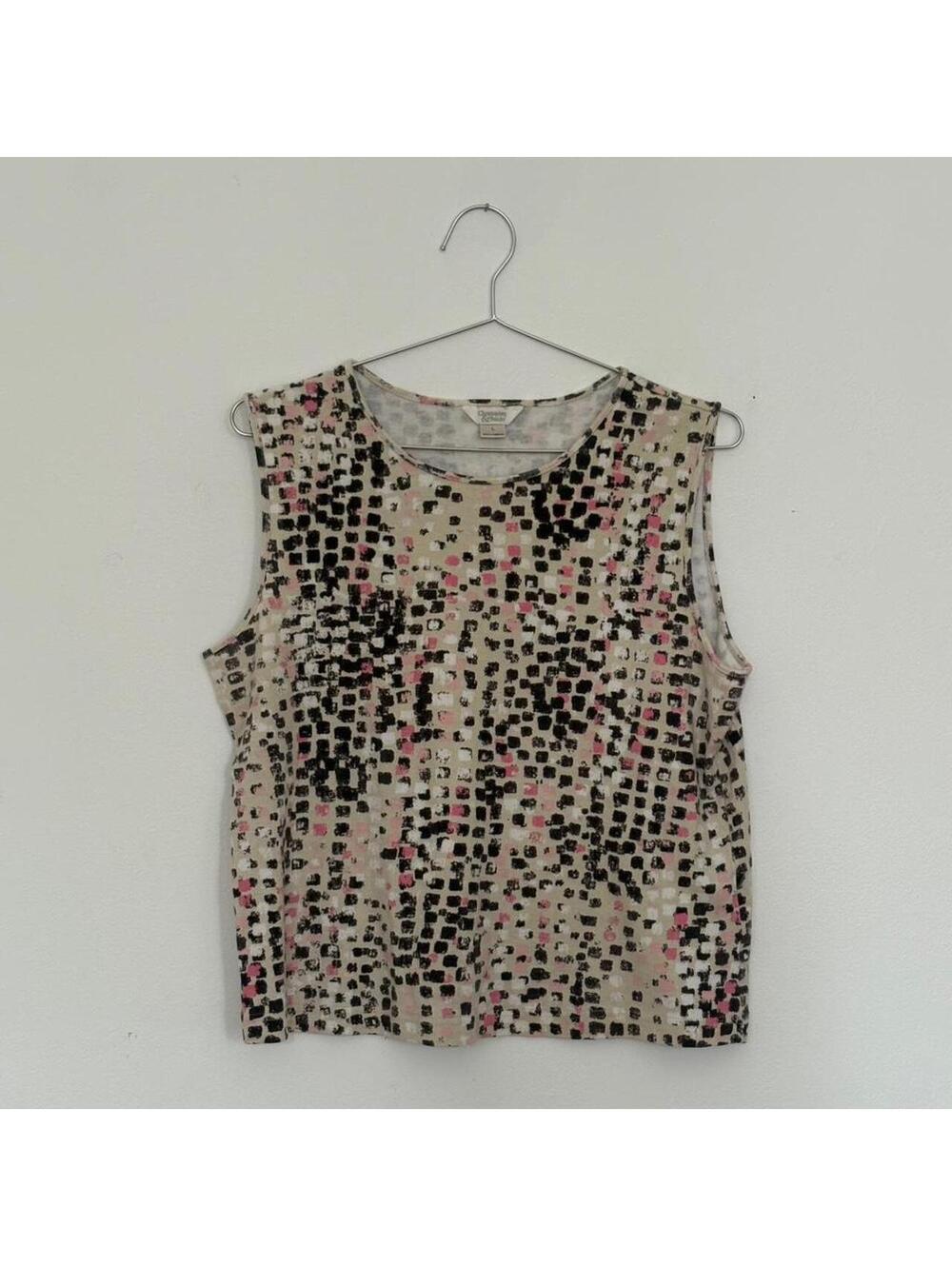 Vintage Y2K Christopher & Banks Geometric Print Tank Top